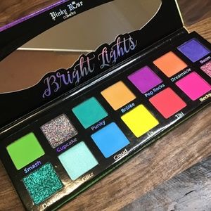 Pinky rose “bright lights” eyeshadow pallet, bnib